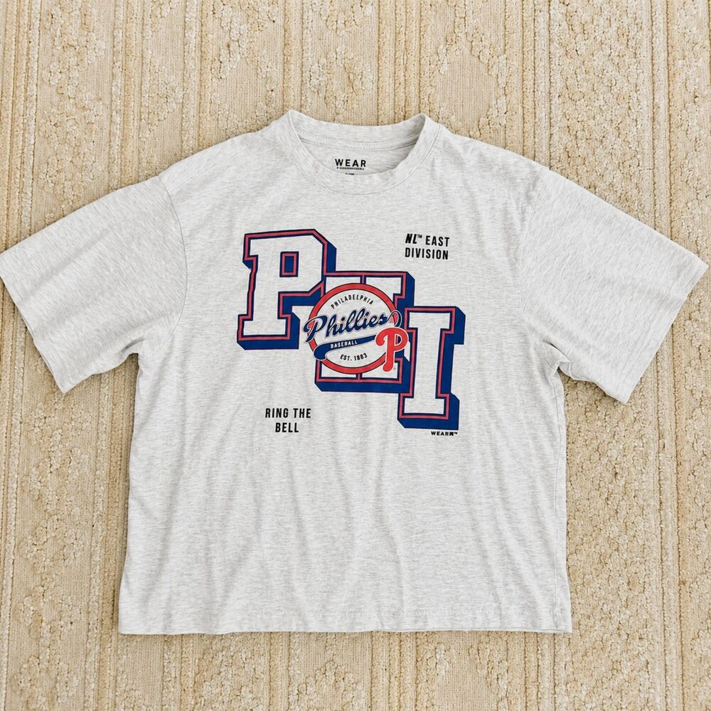 MLB Phillies Ring the Bell T-Shirt L WEAR by Erin Andrews